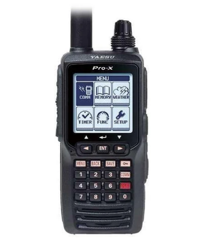 Yaesu FTA-550 PRO-X Nav/Com Air Band VHF Radio Transceiver (AA Batteries)