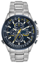 Citizen Eco-Drive Blue Angles World Chrono A-T Blue Dial Men's Watch AT8020-54L