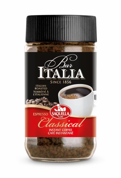 Saquella Caffe – Classical Bar Italia Instant Espresso Coffee 12x100g